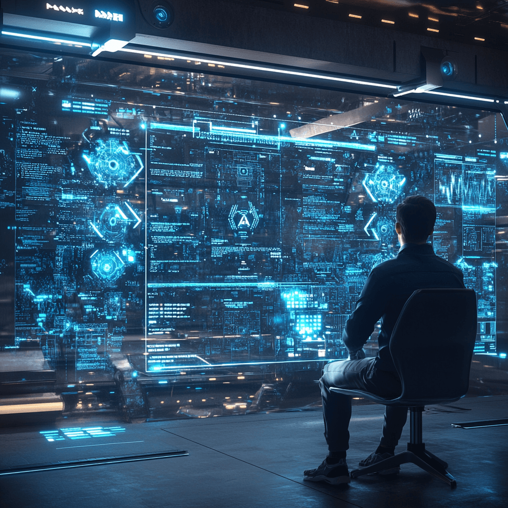 Futuristic AI interview